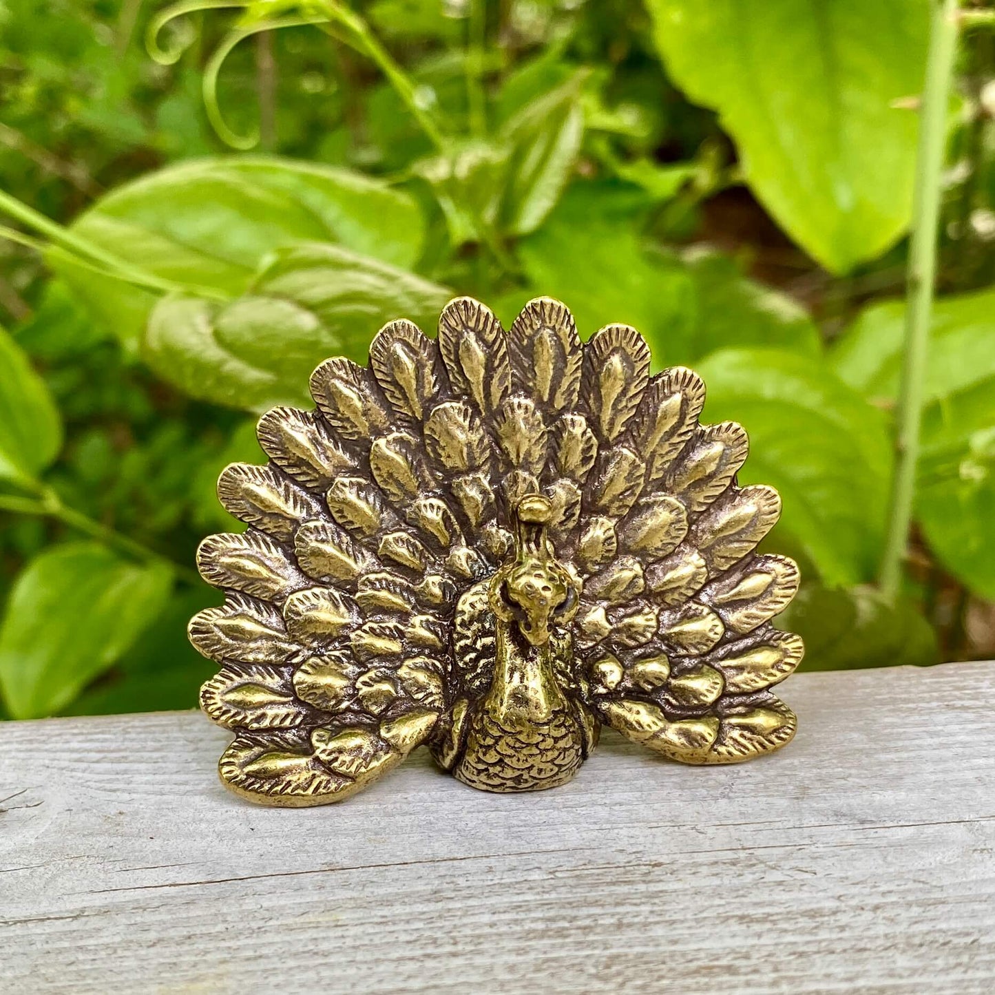Solid Brass Peacock - Symbol of Beauty, Radiance & Elegance