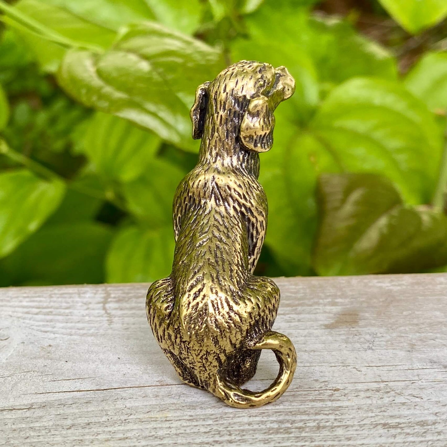 Solid Brass Dog - Mixed Breed - Symbol of Loyalty, Companionship & Love