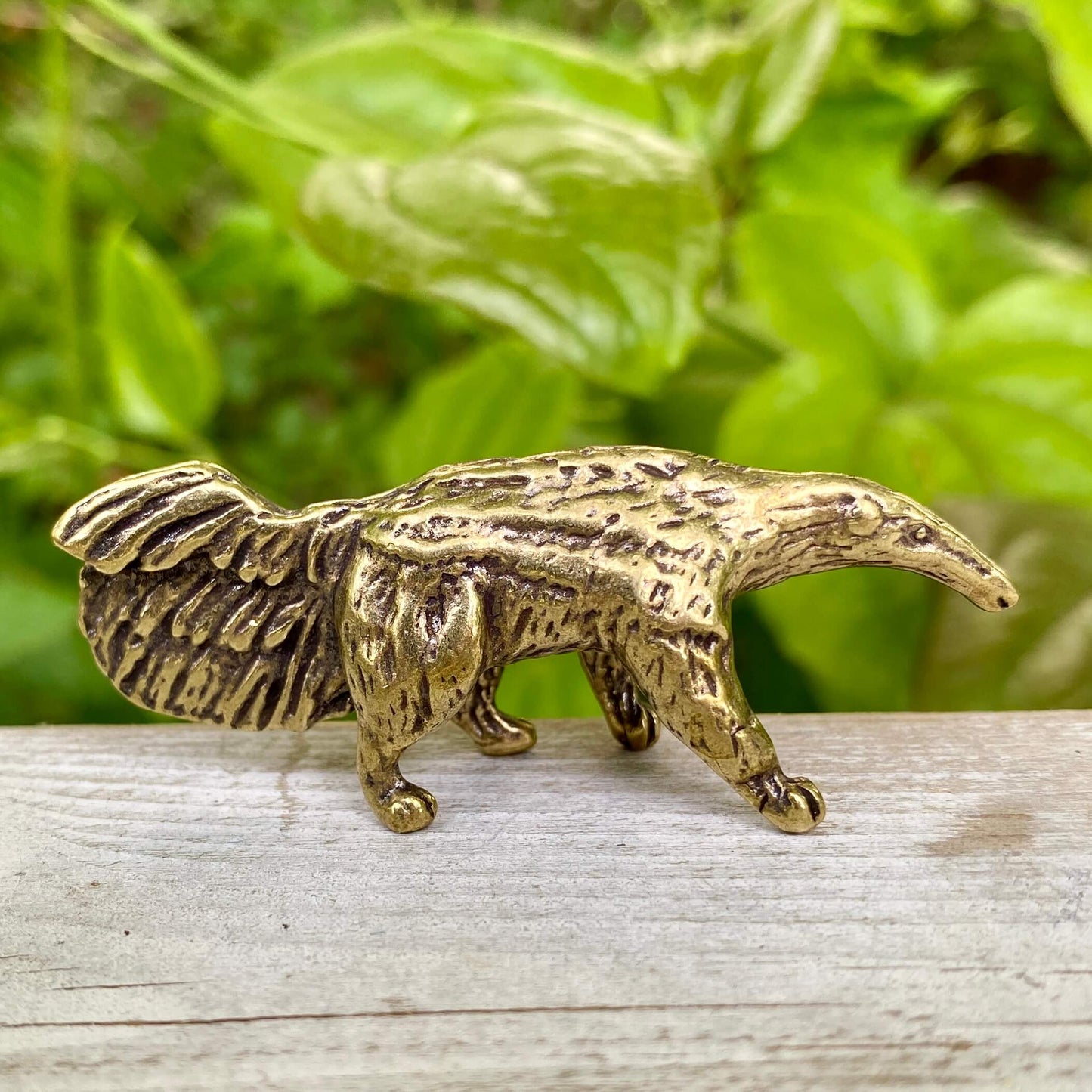 Solid Brass Anteater - Symbol of Patience, Focus & Determination