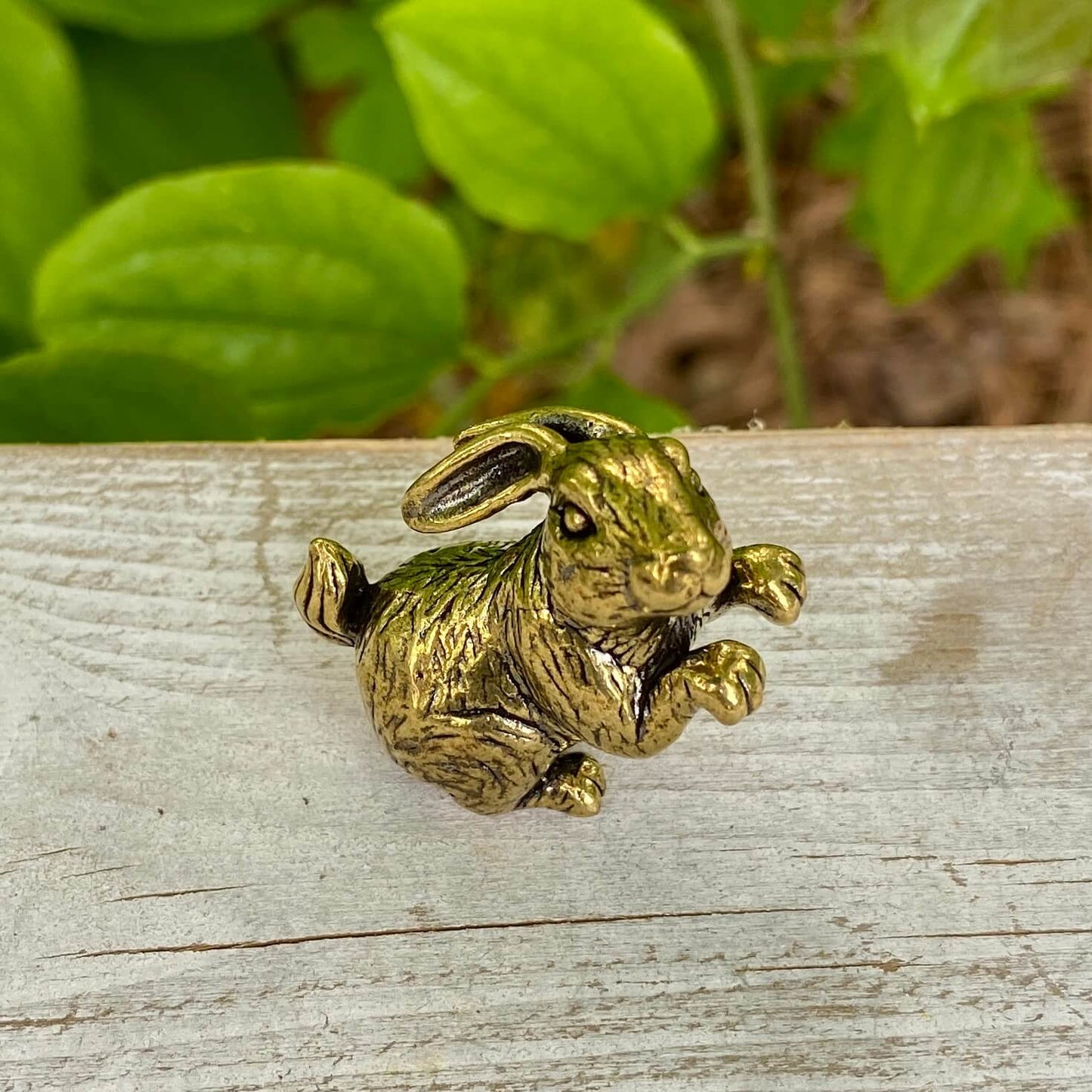 Solid Brass Rabbit / Bunny - Symbol of Gentleness, Abundance & Good Fortune