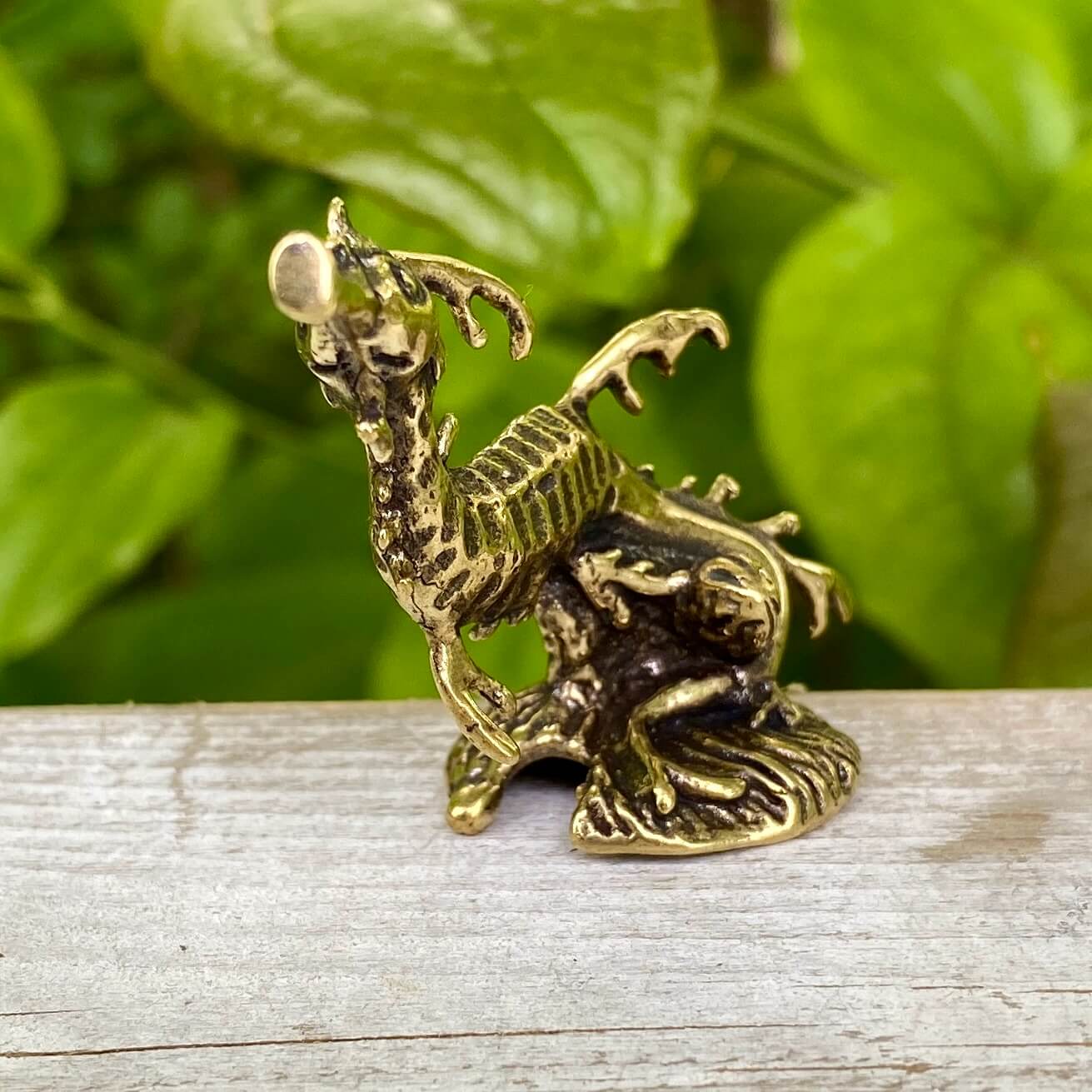 Solid Brass Seahorse / Sea Dragon - Symbol of Patience, Grace & Strength