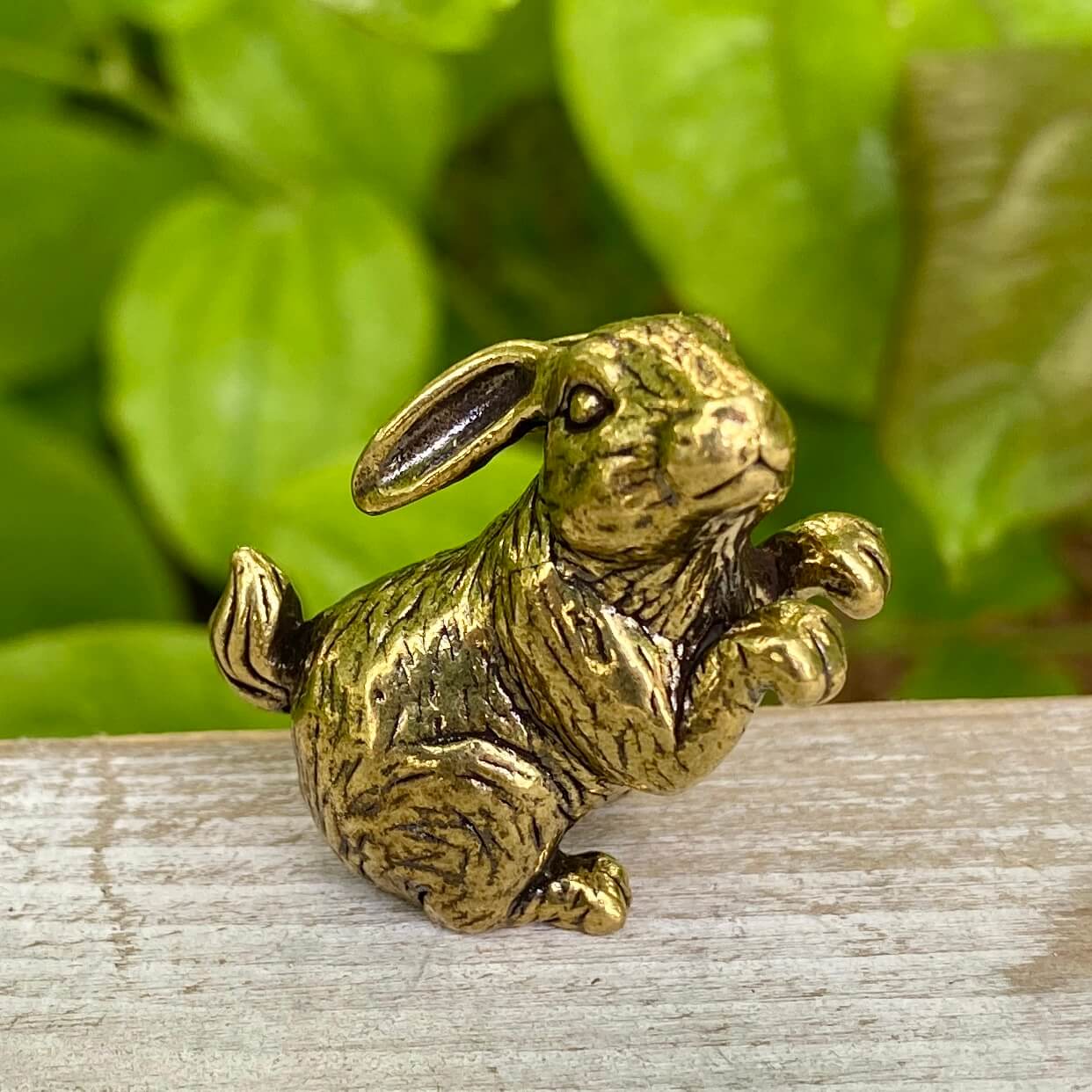 Solid Brass Rabbit / Bunny - Symbol of Gentleness, Abundance & Good Fortune