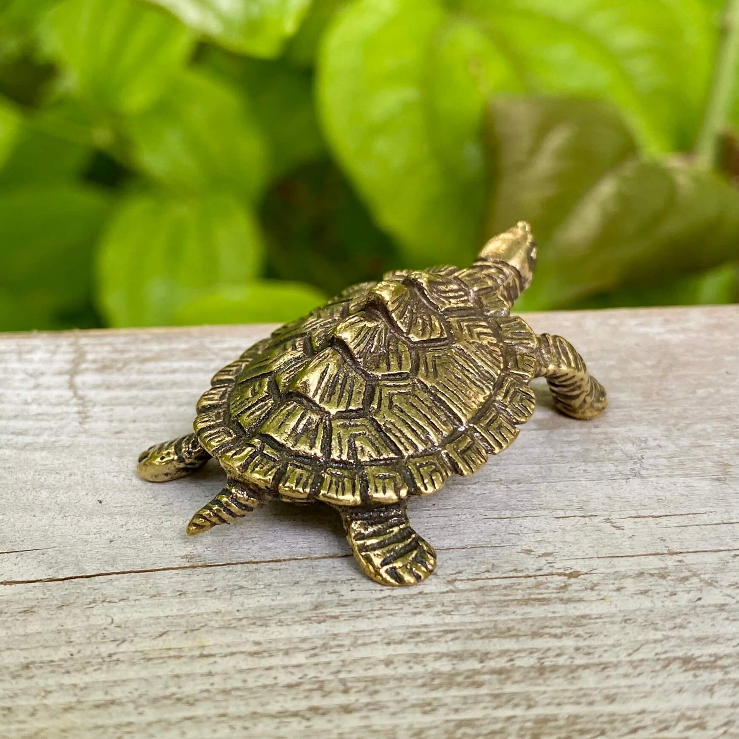 Solid Brass Snapping Turtle - Symbol of Patience & Following your Path