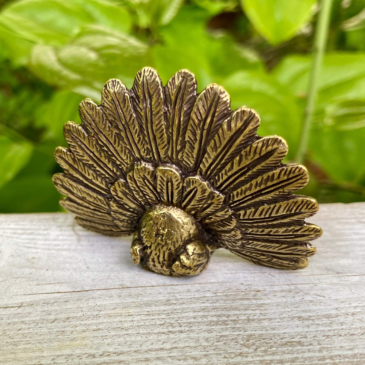 Solid Brass Peacock - Symbol of Beauty, Radiance & Elegance