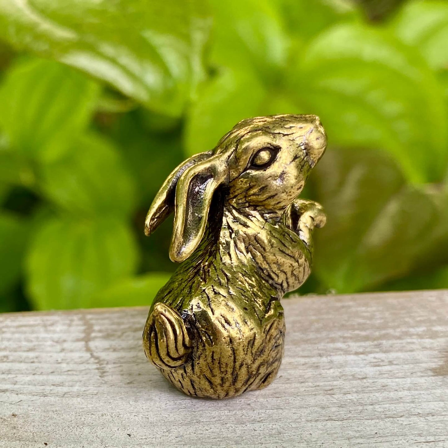 Solid Brass Rabbit / Bunny - Symbol of Gentleness, Abundance & Good Fortune