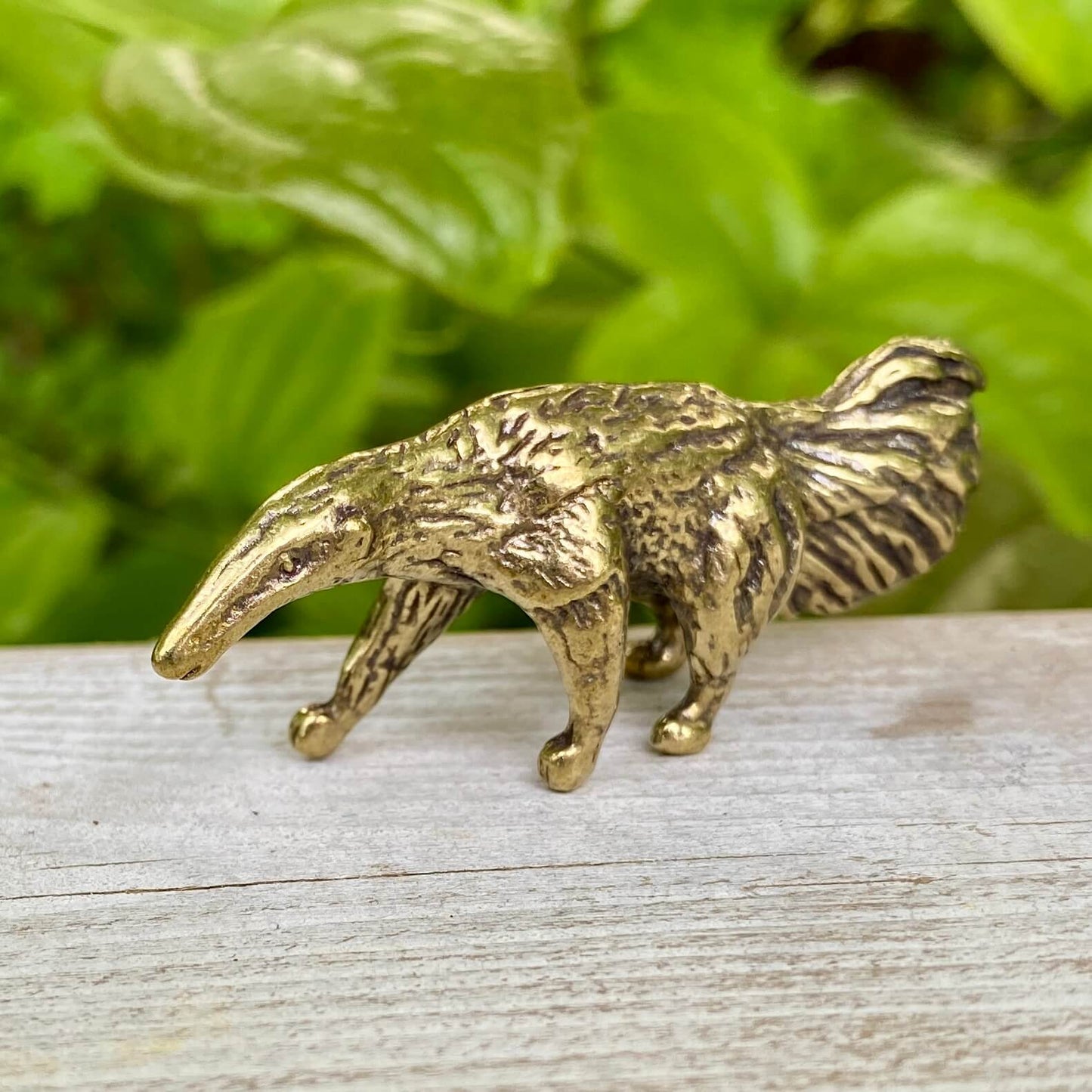 Solid Brass Anteater - Symbol of Patience, Focus & Determination