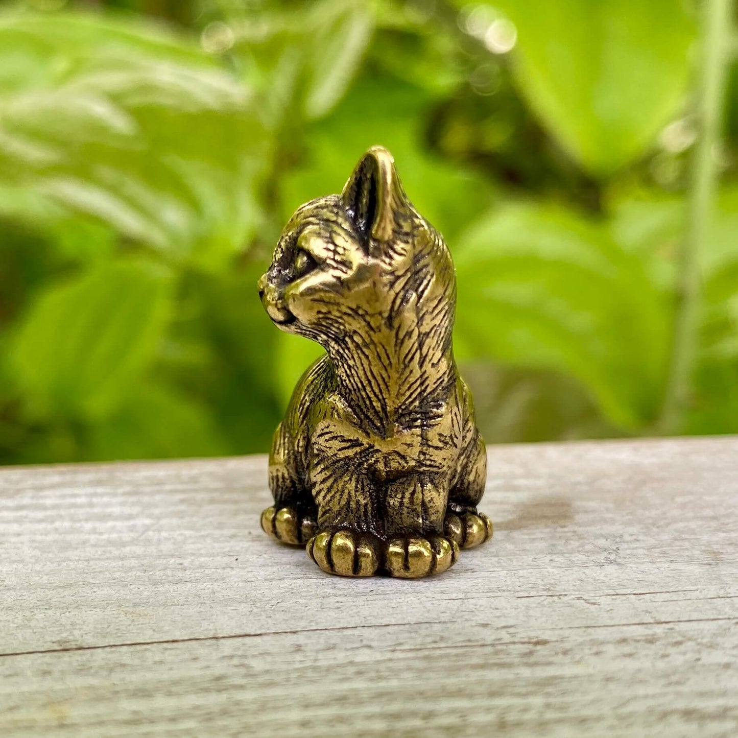 Solid Brass Cat – Symbol of Independence, Mystery & Intuition