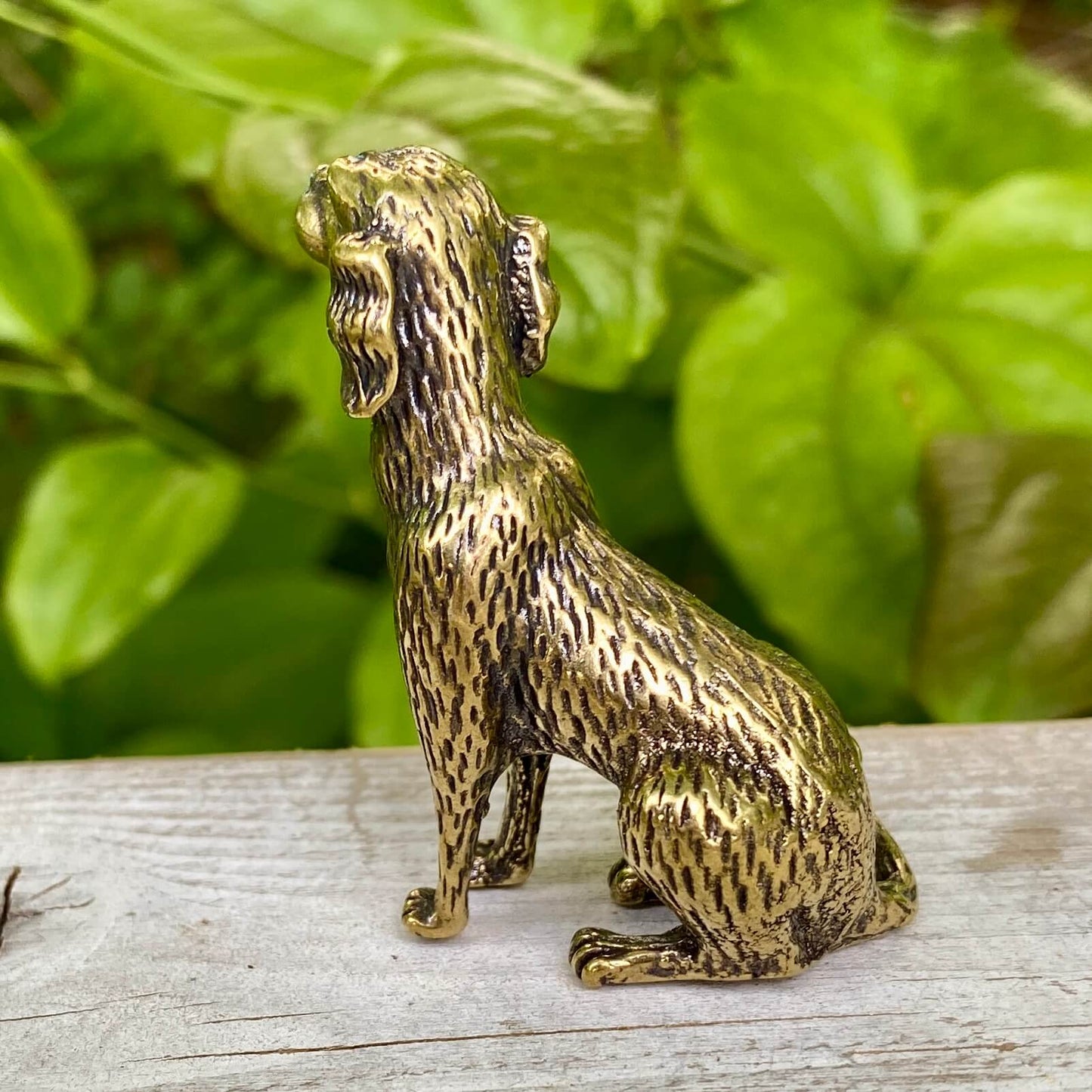 Solid Brass Dog - Mixed Breed - Symbol of Loyalty, Companionship & Love