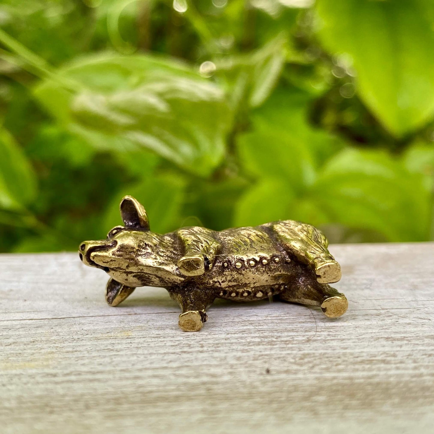 Solid Brass Pig - Symbol of Good Luck, Prosperity & Abundance - A38