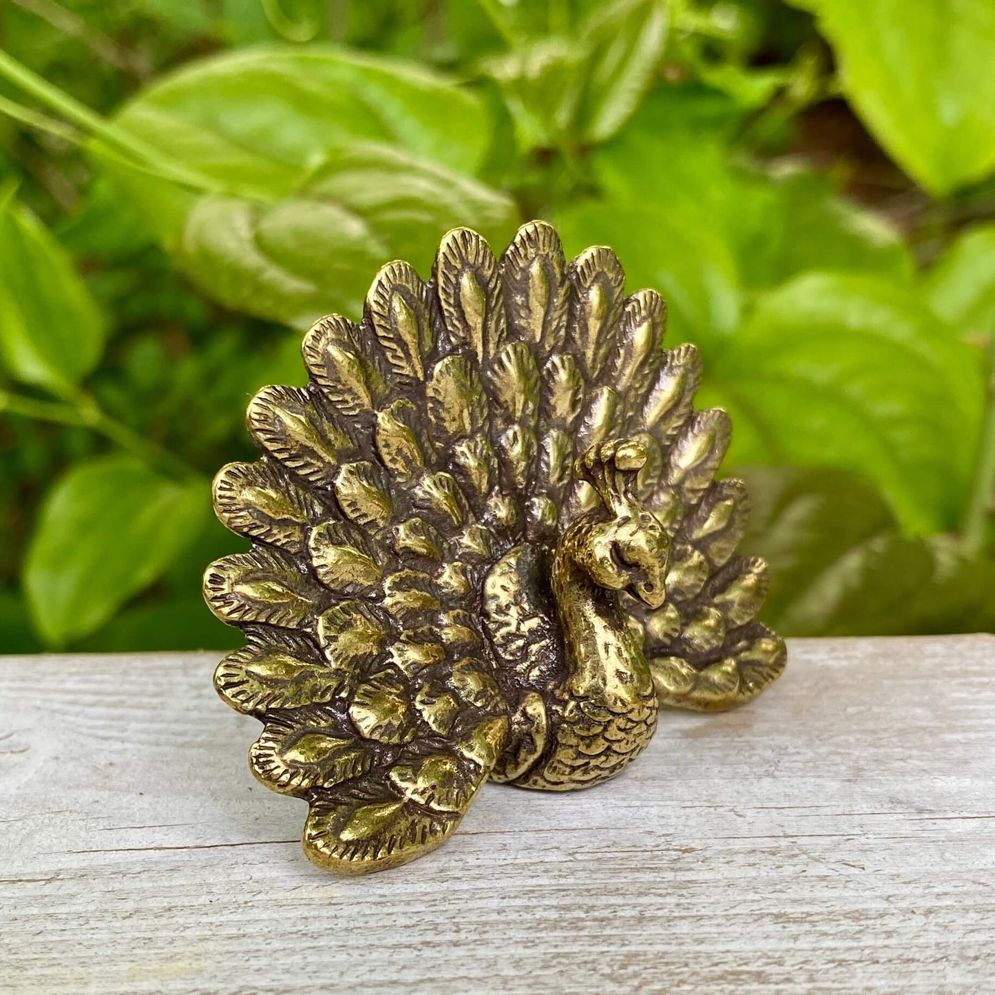 Solid Brass Peacock - Symbol of Beauty, Radiance & Elegance