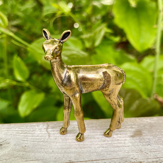 Solid Brass Deer - Symbol of Gentleness, Grace & Compassion