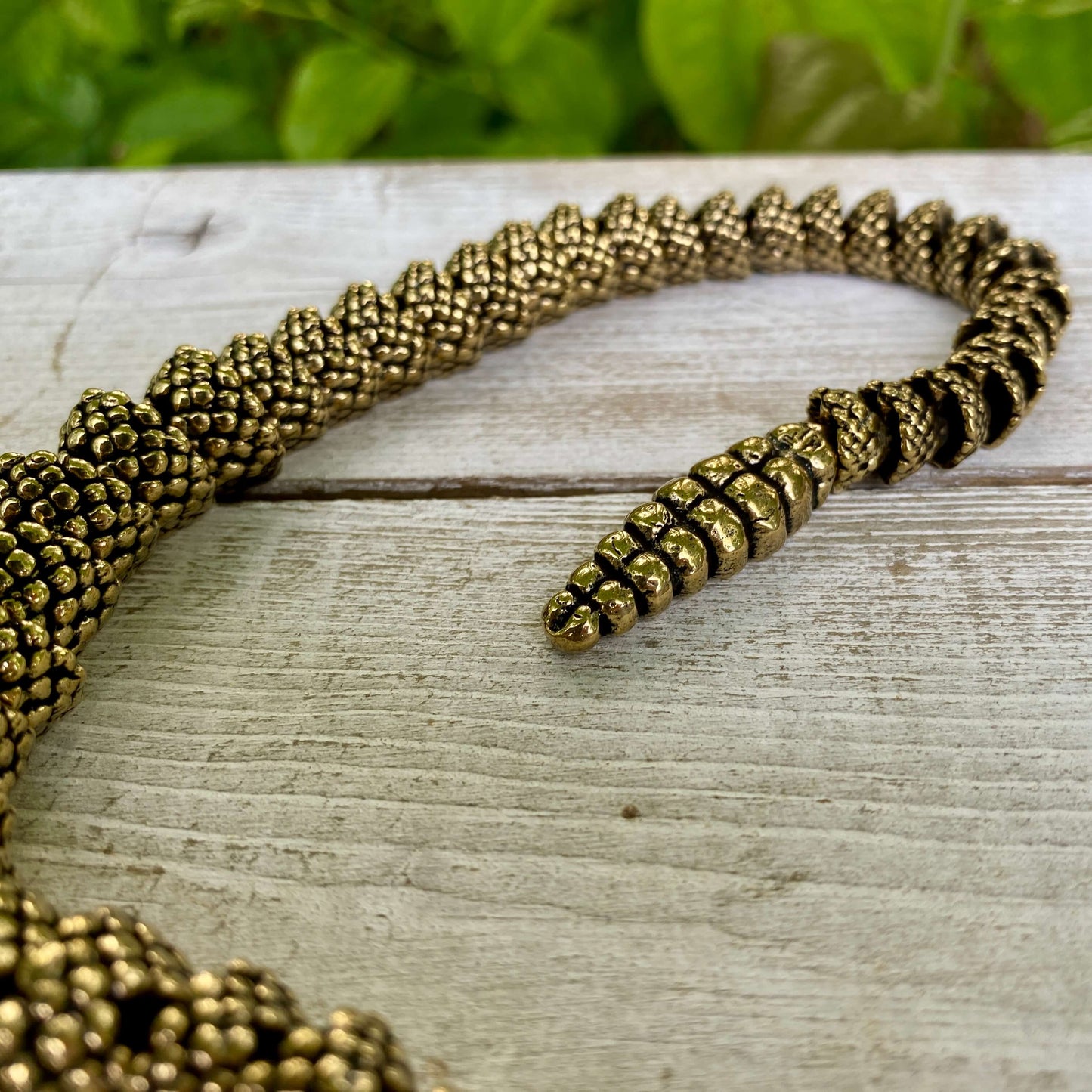 Solid Brass Rattlesnake - Symbol of Awareness, Respect & Confidence