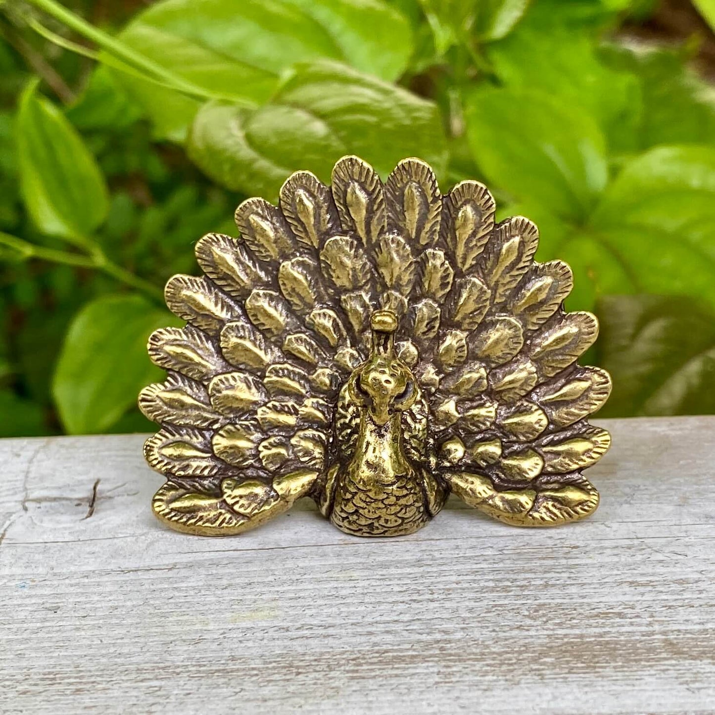 Solid Brass Peacock - Symbol of Beauty, Radiance & Elegance