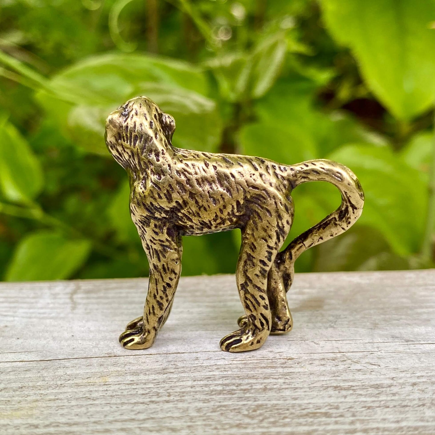 Solid Brass Monkey - Symbol of Balance, Joy & Harmony