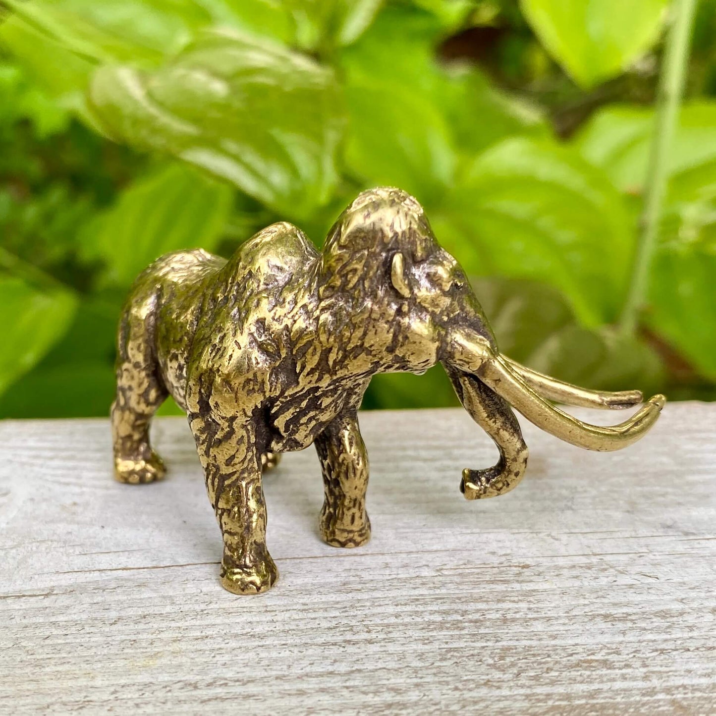 Solid Brass Woolley Mammoth - Symbol of Ancient Wisdom, Grounding & Power