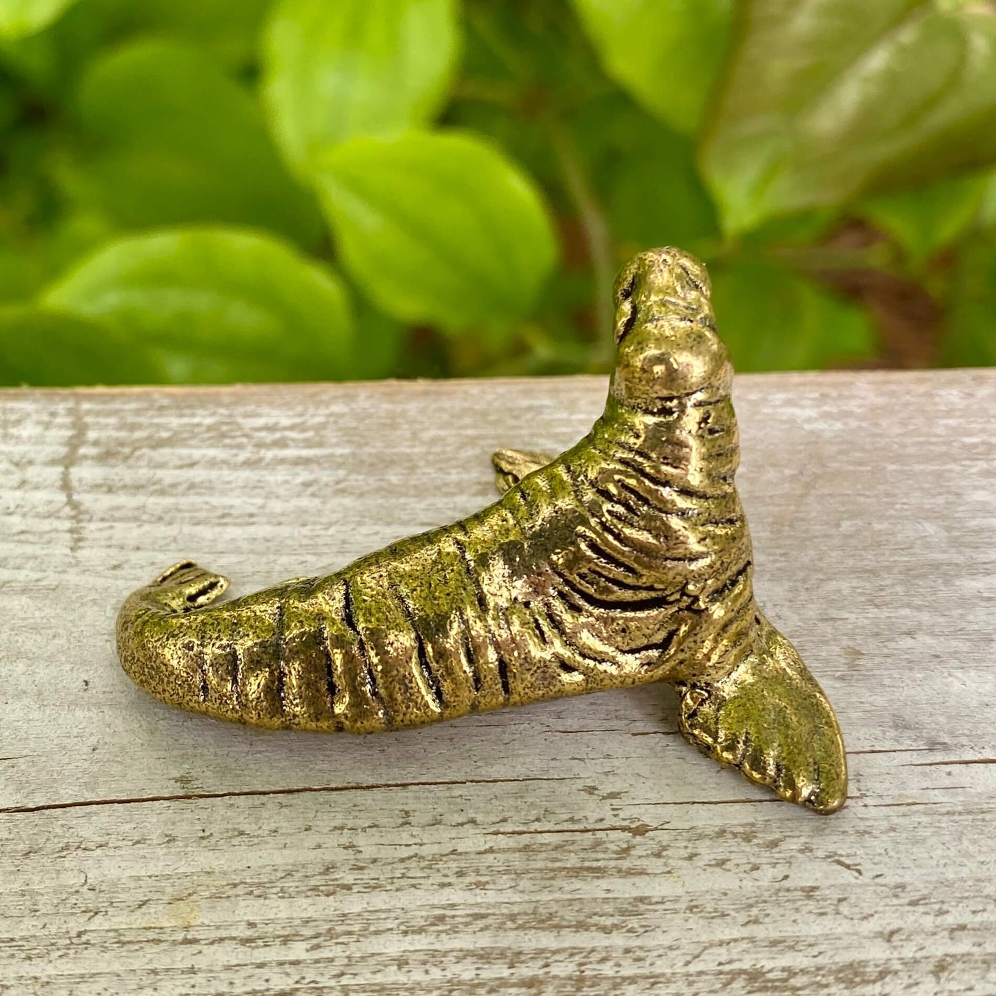Solid Brass Walrus – Symbol of Wisdom, Strength & Community
