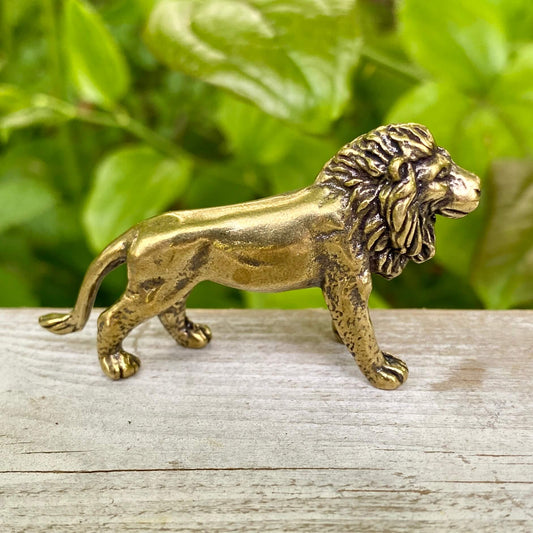 Solid Brass Lion – Symbol of Courage, Leadership & Strength
