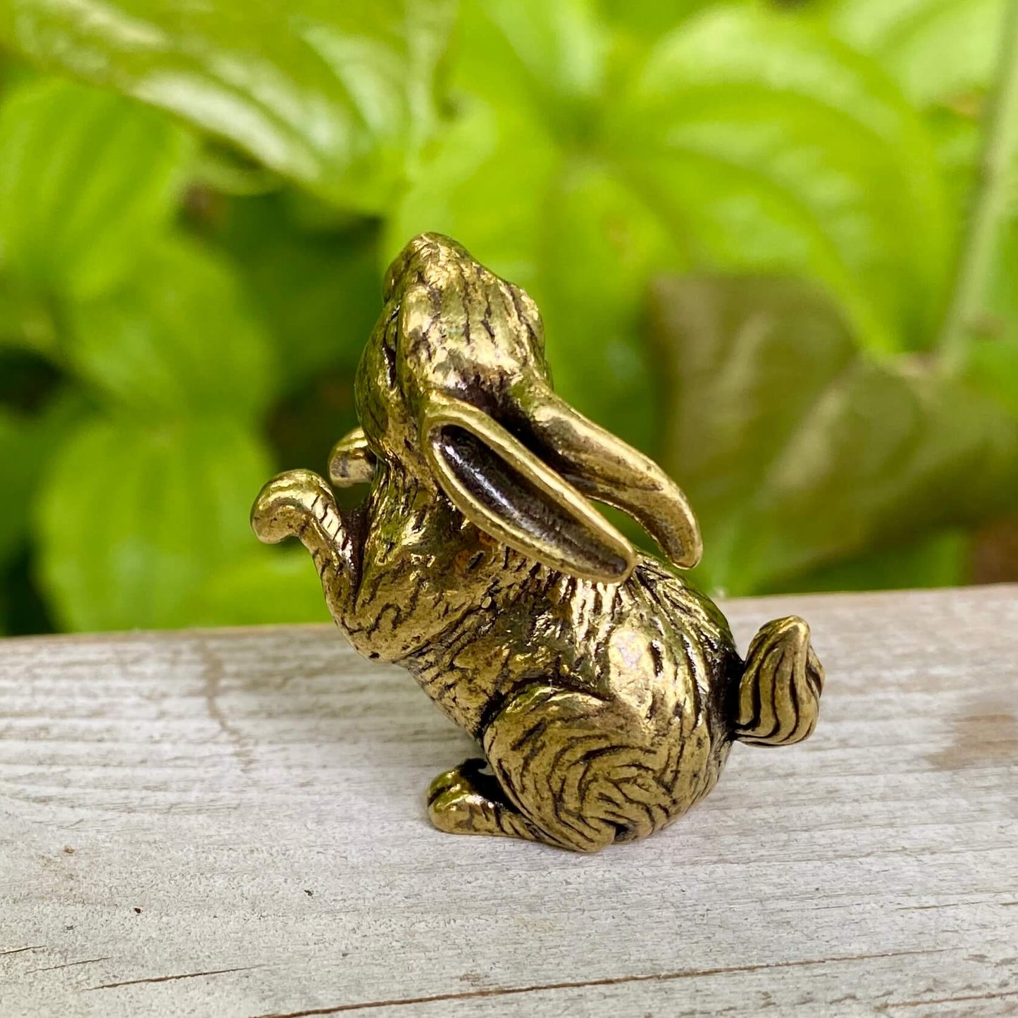 Solid Brass Rabbit / Bunny - Symbol of Gentleness, Abundance & Good Fortune