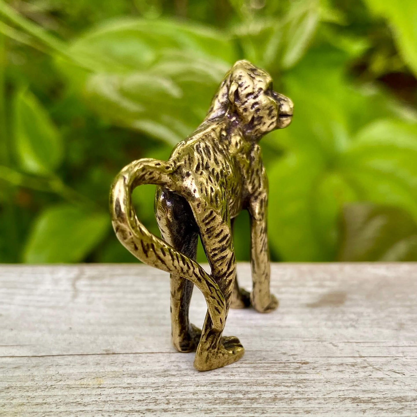 Solid Brass Monkey - Symbol of Balance, Joy & Harmony