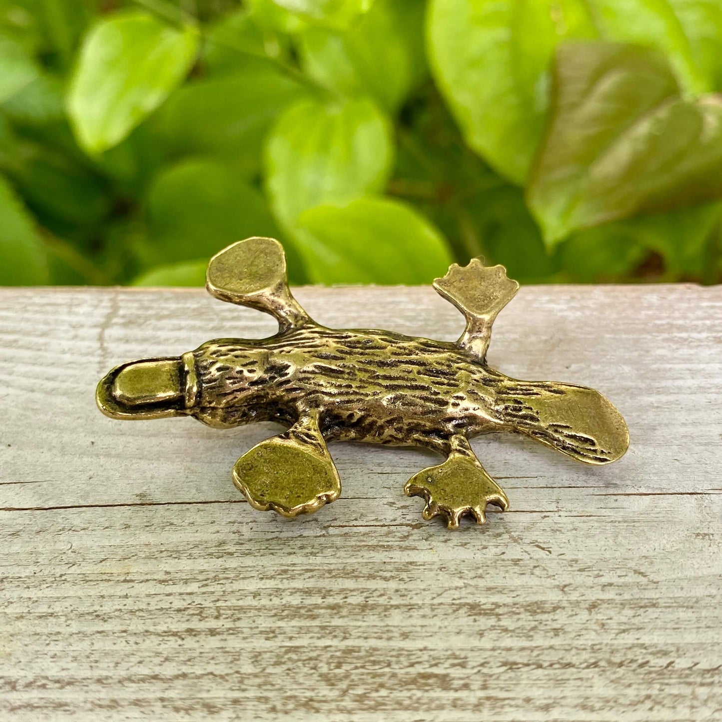 Solid Brass Platypus - Symbol of Adaptability, Confidence & Creativity