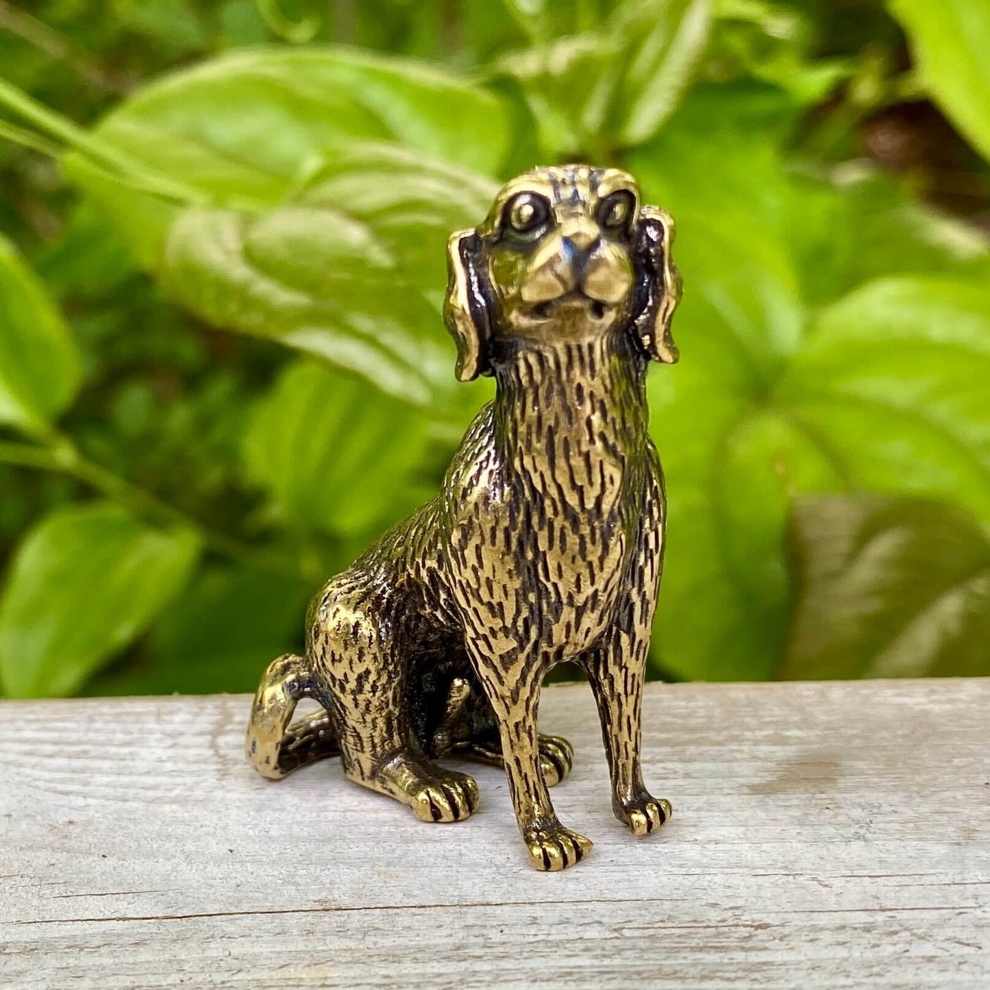 Solid Brass Dog - Mixed Breed - Symbol of Loyalty, Companionship & Love
