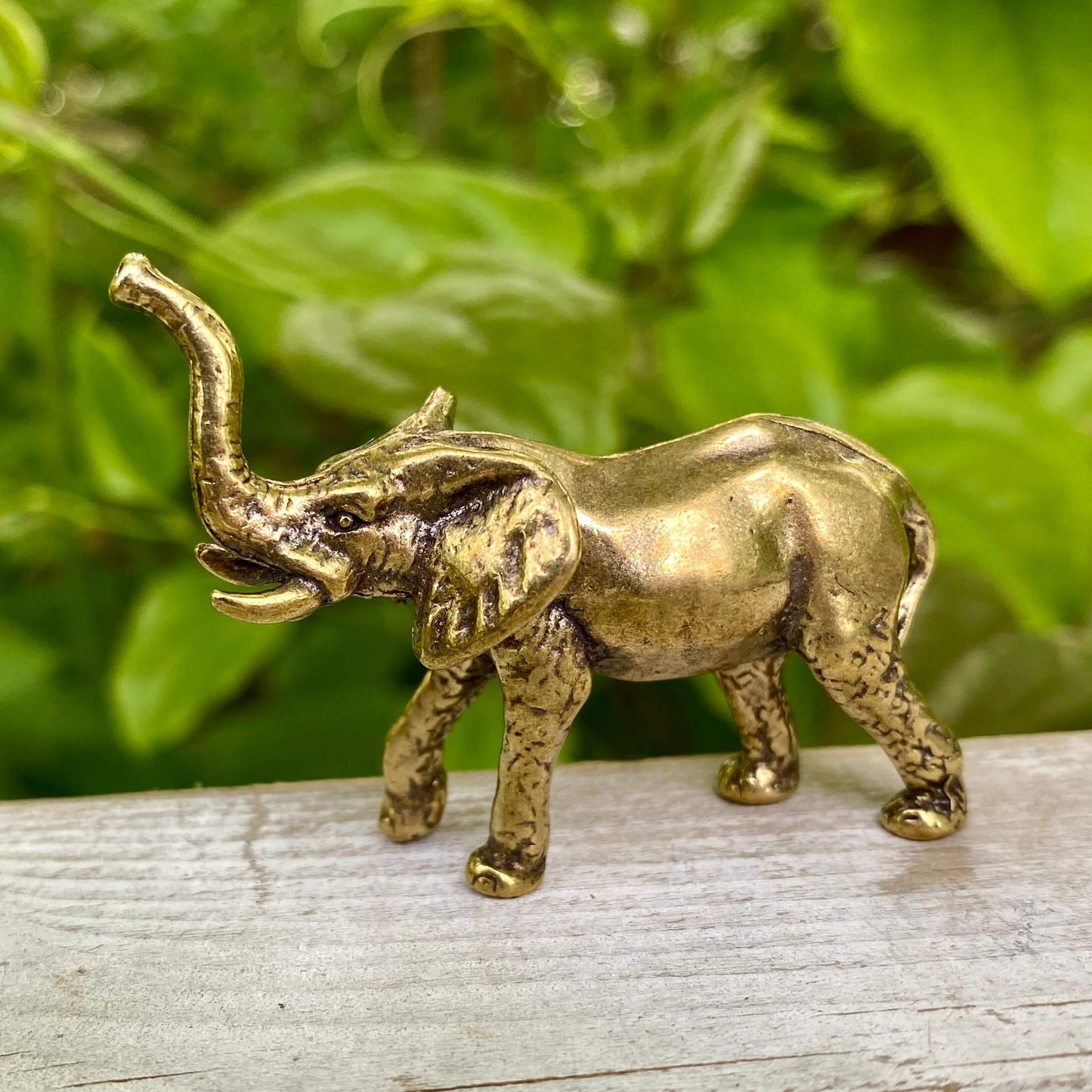 Solid Brass Elephant – Symbol of Wisdom, Strength & Good Fortune