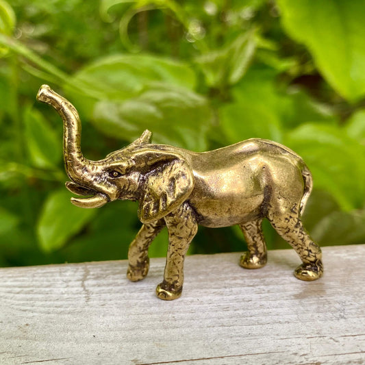 Solid Brass Elephant – Symbol of Wisdom, Strength & Good Fortune