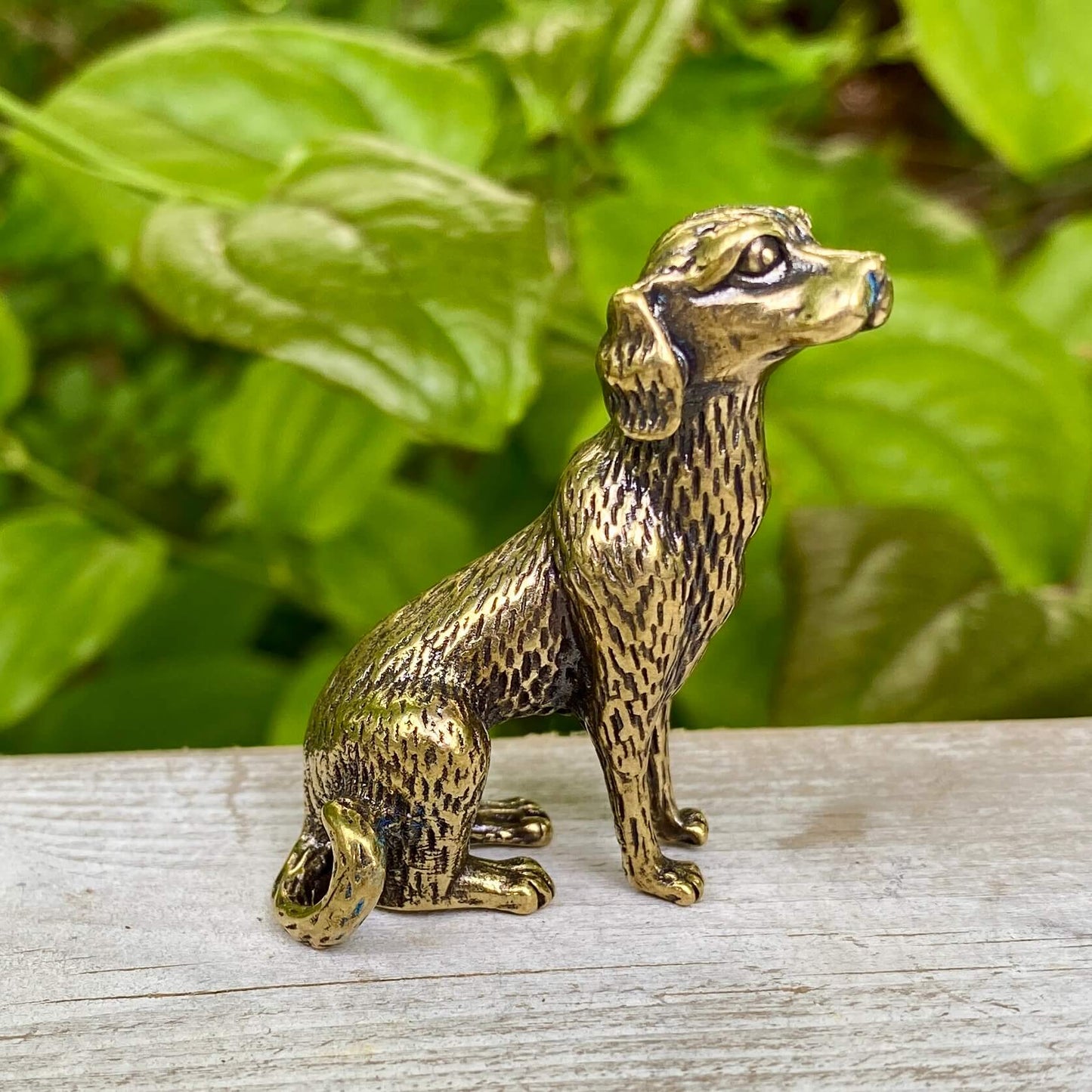 Solid Brass Dog - Mixed Breed - Symbol of Loyalty, Companionship & Love