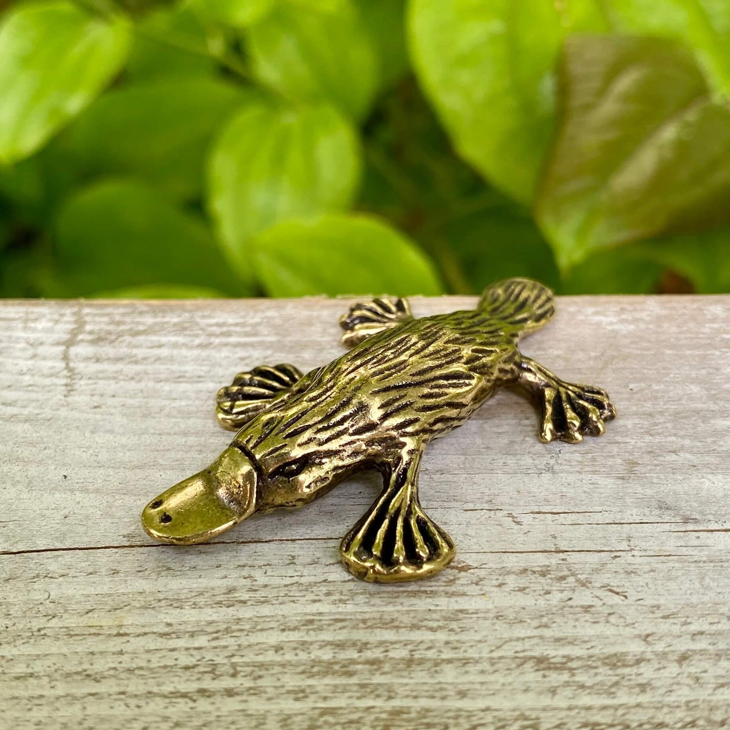 Solid Brass Platypus - Symbol of Adaptability, Confidence & Creativity