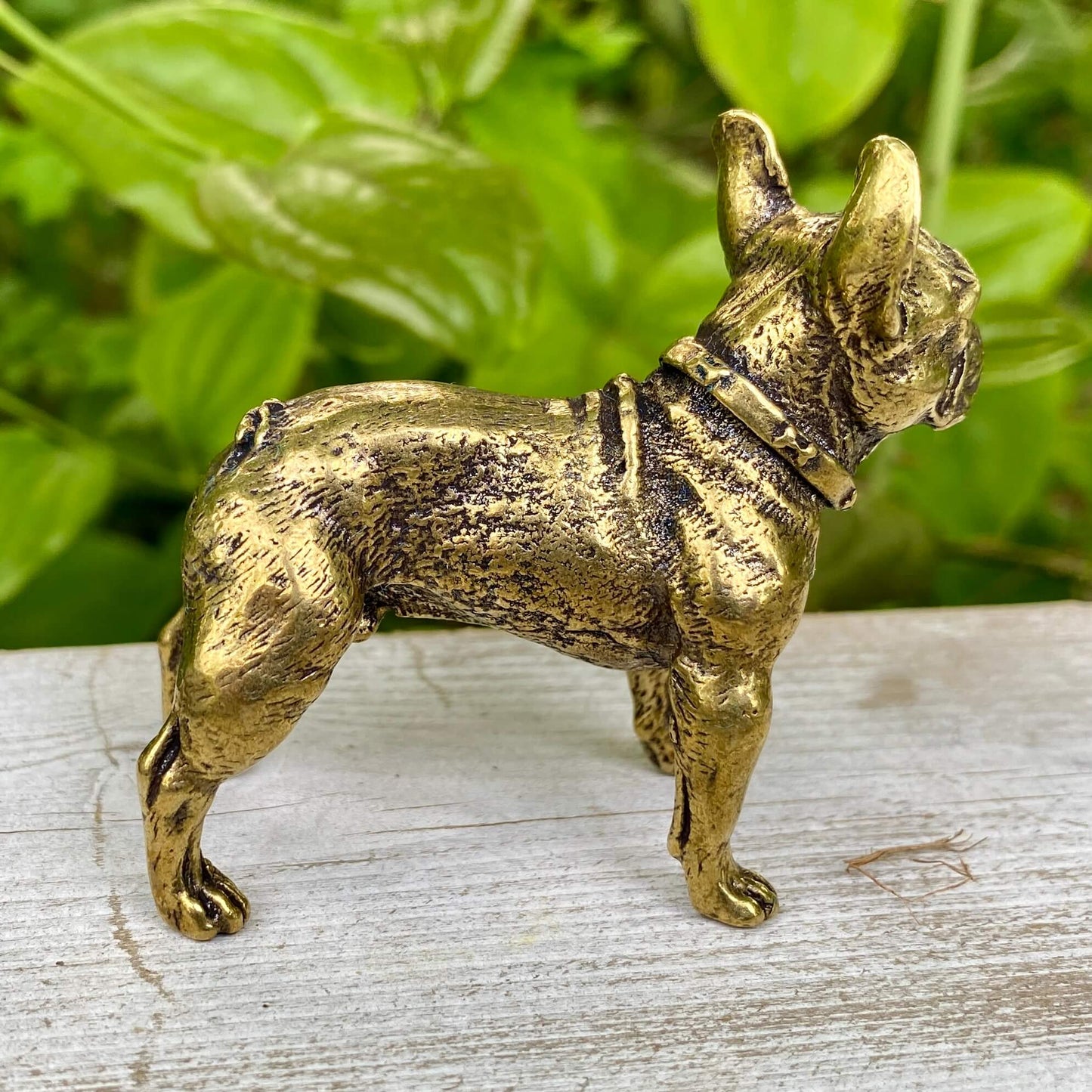Solid Brass French Bulldog Dog / Frenchie - Symbol of Charm, Loyalty & Friendship