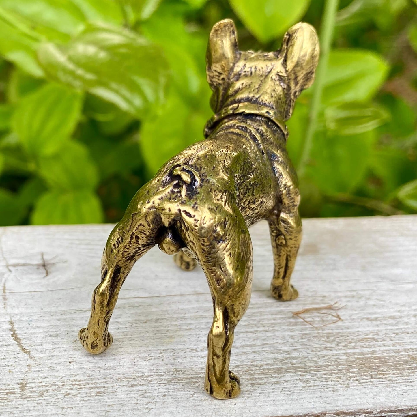 Solid Brass French Bulldog Dog / Frenchie - Symbol of Charm, Loyalty & Friendship