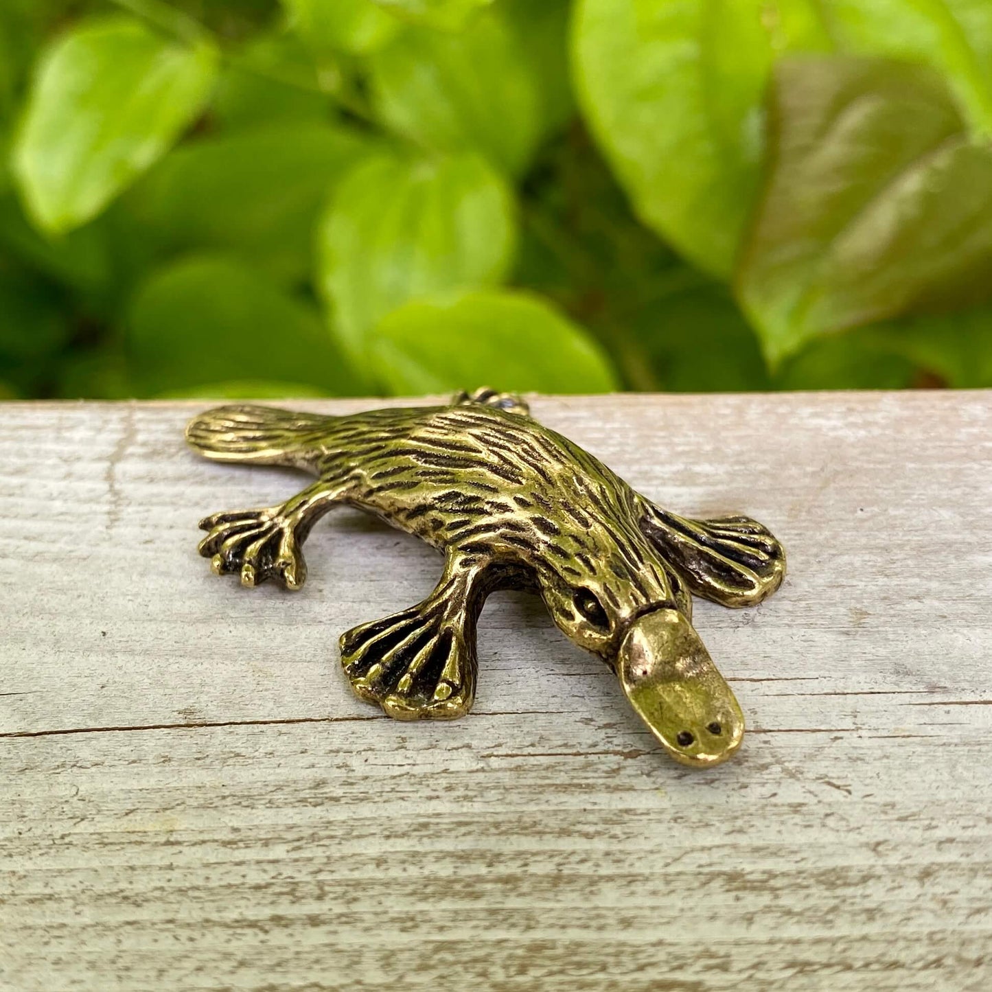 Solid Brass Platypus - Symbol of Adaptability, Confidence & Creativity