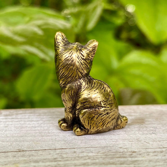 Solid Brass Cat – Symbol of Independence, Mystery & Intuition